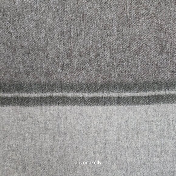 NWOT Wool Scarf Grey Premium Quality - Picture 7 of 11
